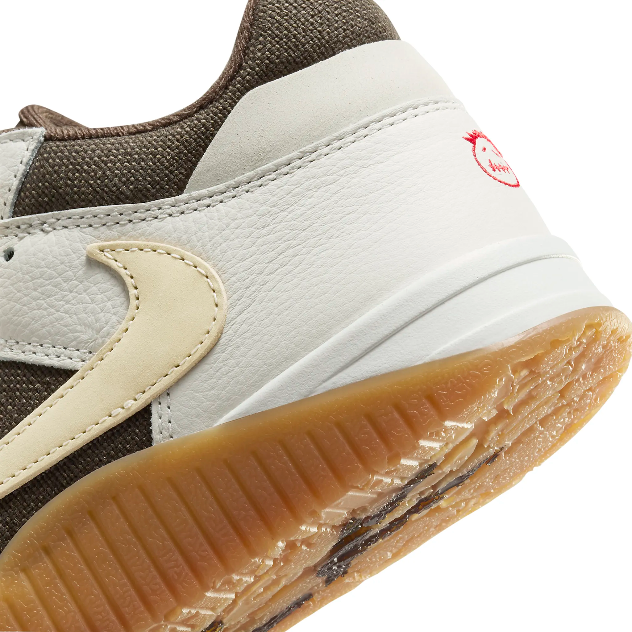Detail view of Jordan Jumpman Jack TR Travis Scott Sail FZ8117-100